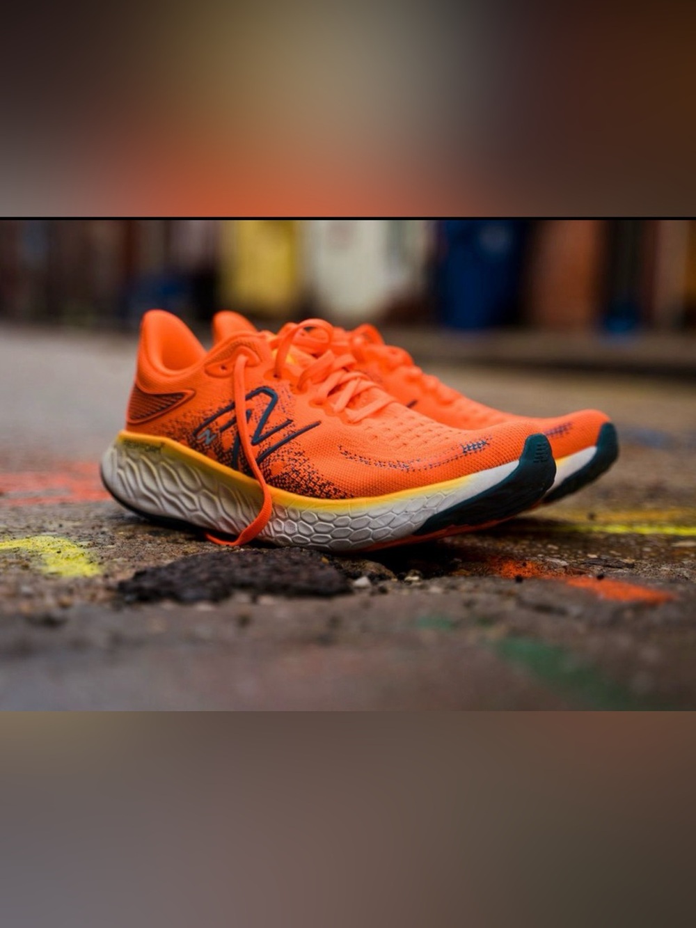 New Balance Fresh Foam X 1080 V12 Men's Size 16 NIB Vibrant Orange / Dragonfly